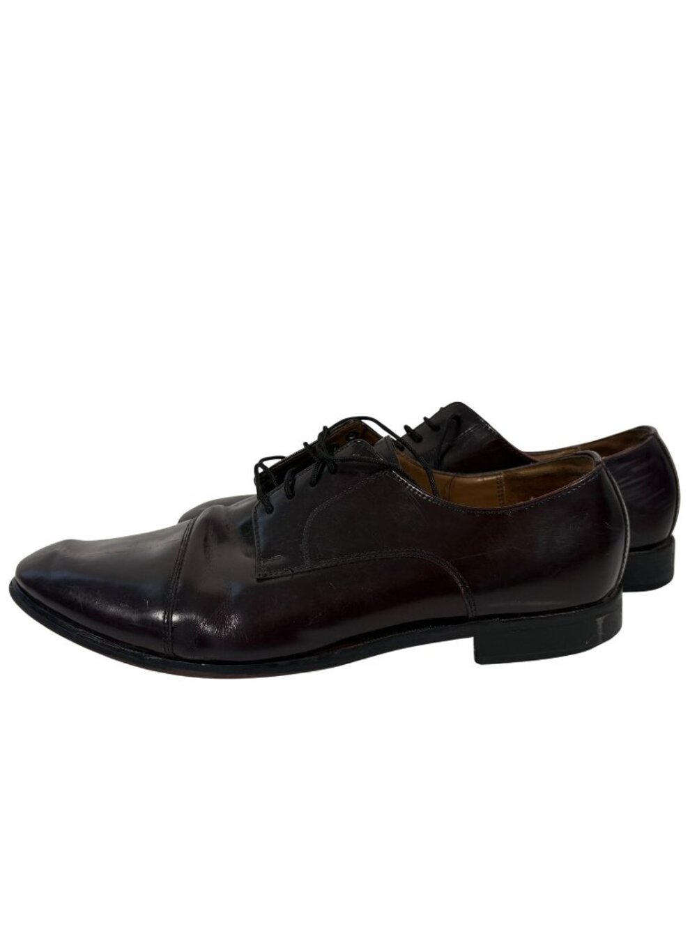Florsheim Broxton Cap Toe Oxford Shoes Mens Size 11.5 D Black Leather
